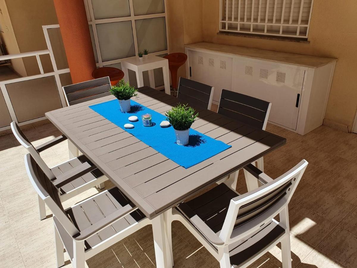 Apartamento Con Gran Terraza, Piscina Y Con Vistas Al Mar, A Solo 50 M De La Playa 다이무스 외부 사진